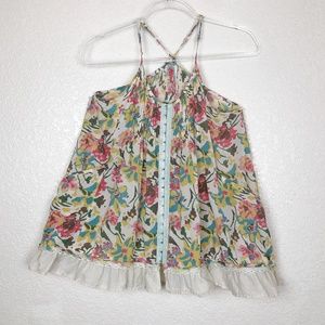 Free People Adjustable Straps Top Tank Babydoll